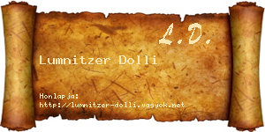 Lumnitzer Dolli névjegykártya